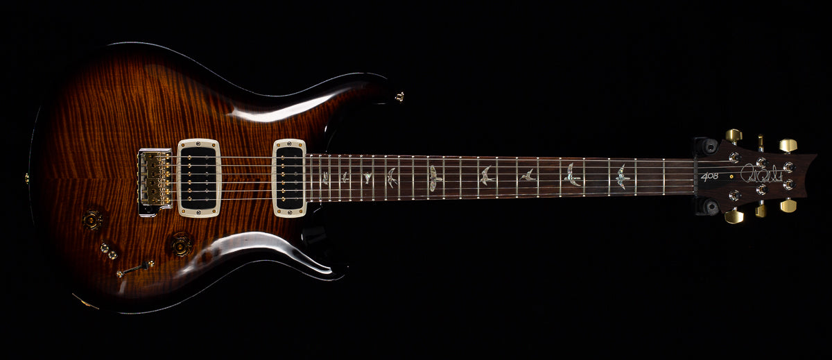 PRS 408 Black Gold Burst 10 Top (564)