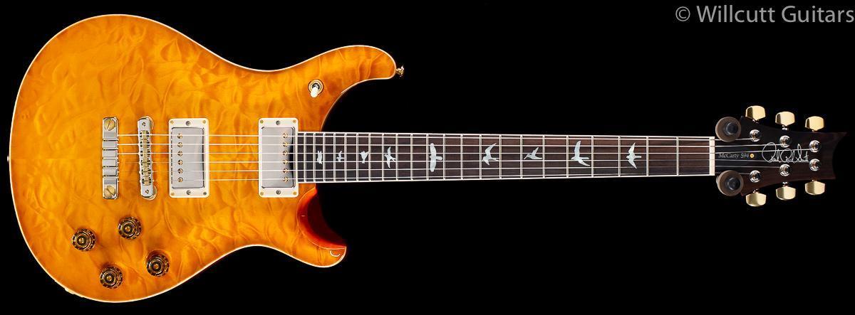 PRS McCarty 594 Wood Library Faded McCarty Burst Artist Quilt
