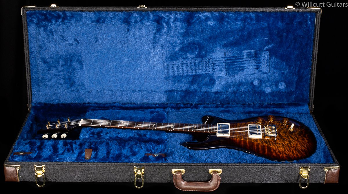 PRS Wood Library DGT Black Gold Burst Artist Quilt