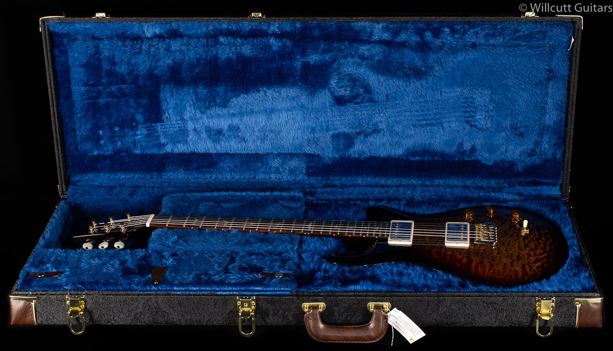 PRS Wood Library DGT Black Gold Burst Artist Quilt