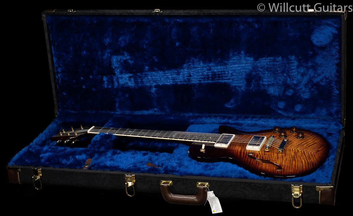PRS McCarty Singlecut 594 Semi-Hollow Artist Package Black Gold Burst