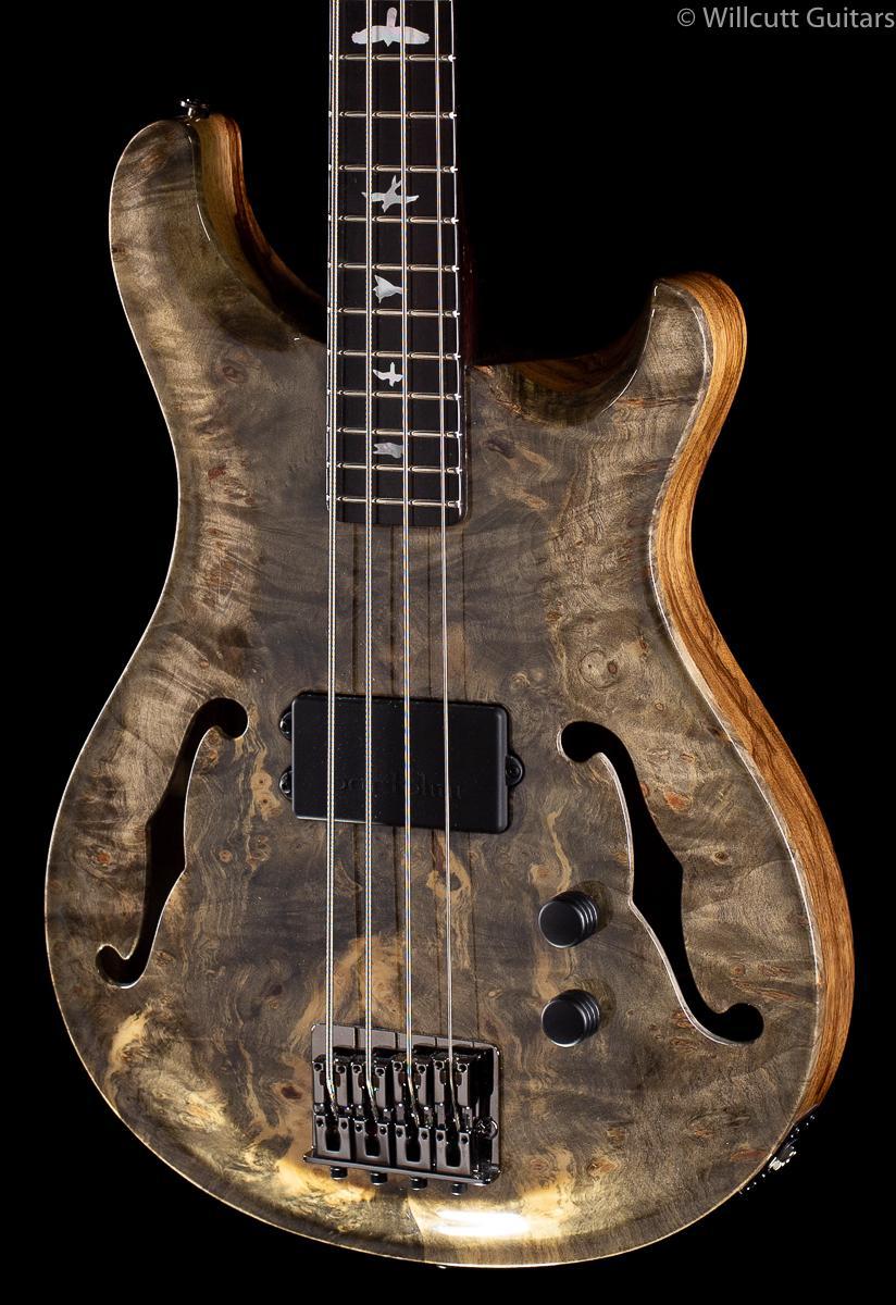 PRS Private Stock 8124 SS Bass Hollowbody Buckeye Burl Bass Guitar