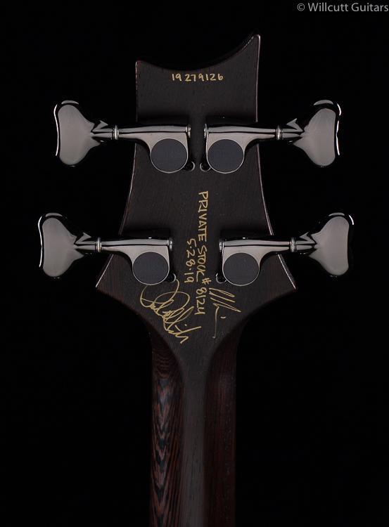 PRS Private Stock 8124 SS Bass Hollowbody Buckeye Burl Bass Guitar