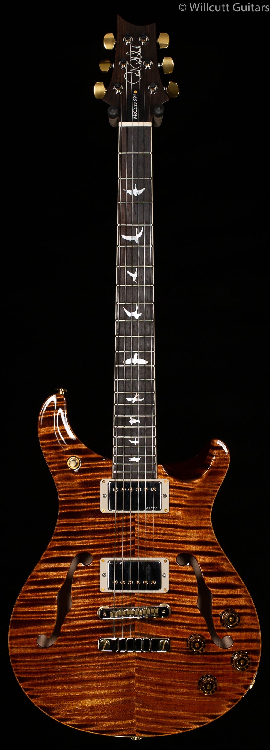 PRS Wood Library McCarty 594 Hollowbody II Copper 10 Top Brazilian Rosewood