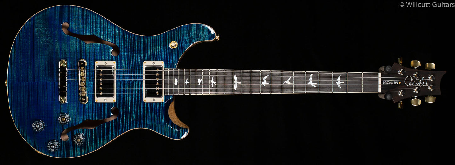 PRS Wood Library McCarty 594 Hollowbody II River Blue 10 Top Brazilian Rosewood