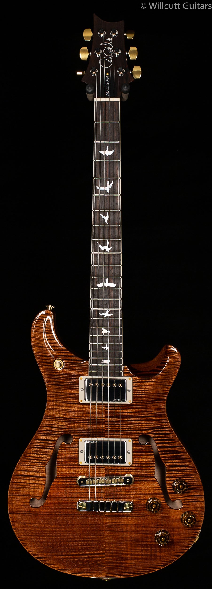 PRS Wood Library McCarty 594 Hollowbody II Copper 10 Top Brazilian Rosewood