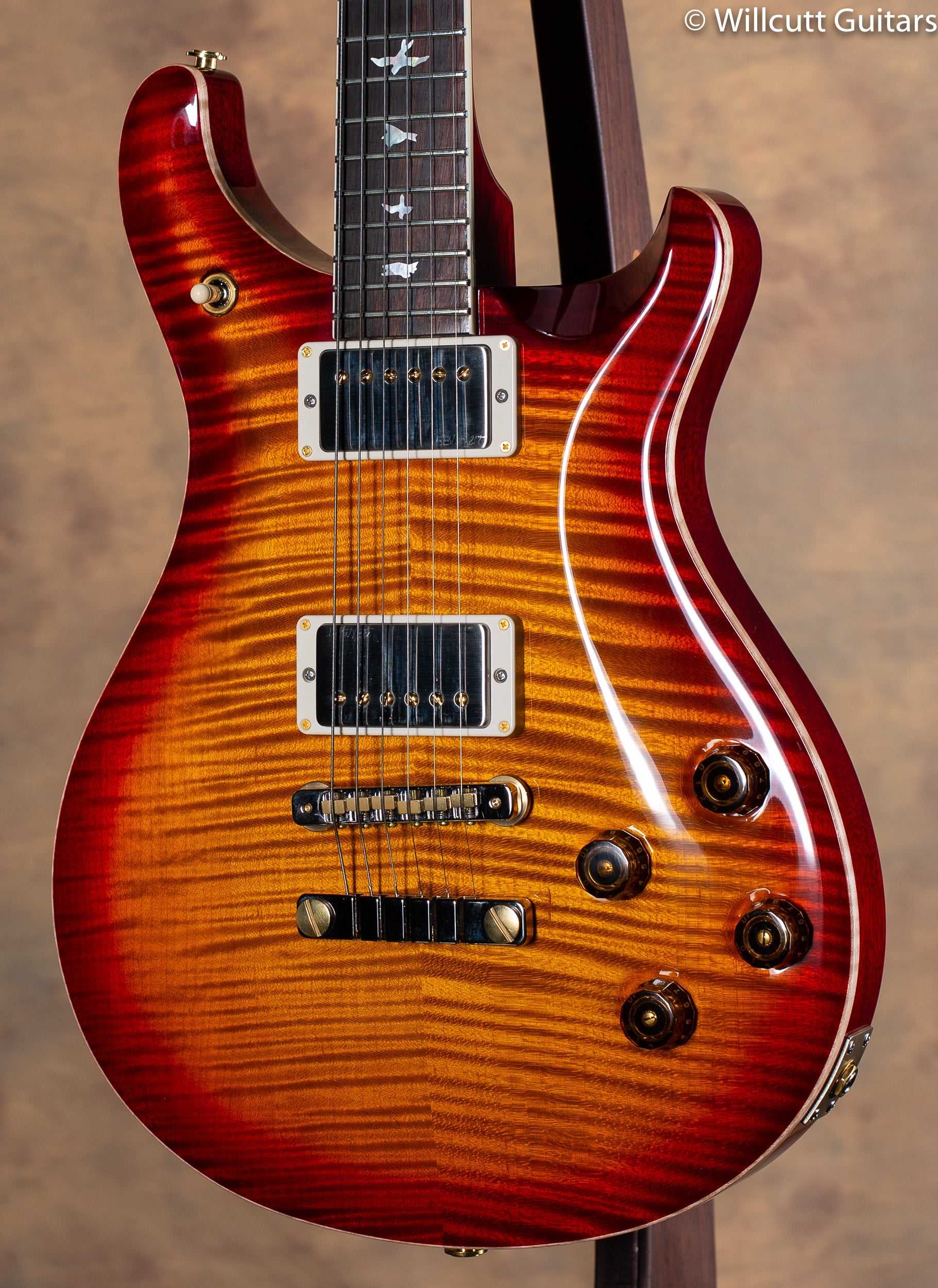 PRS McCarty 594 Wood Library Dark Cherry Burrst 10 Top Brazilian Rosewood
