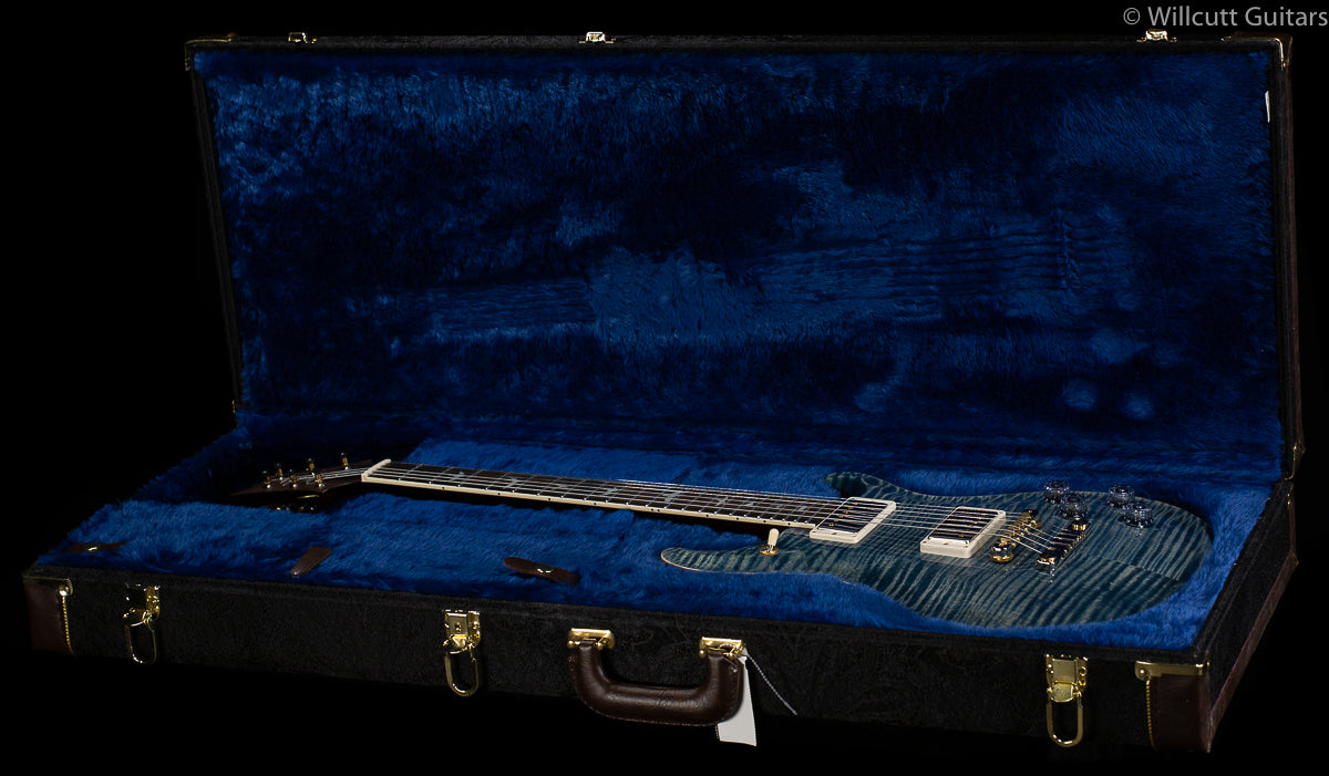 PRS McCarty 594 Wood Library Faded Whale Blue 10 Top Brazilian Rosewood