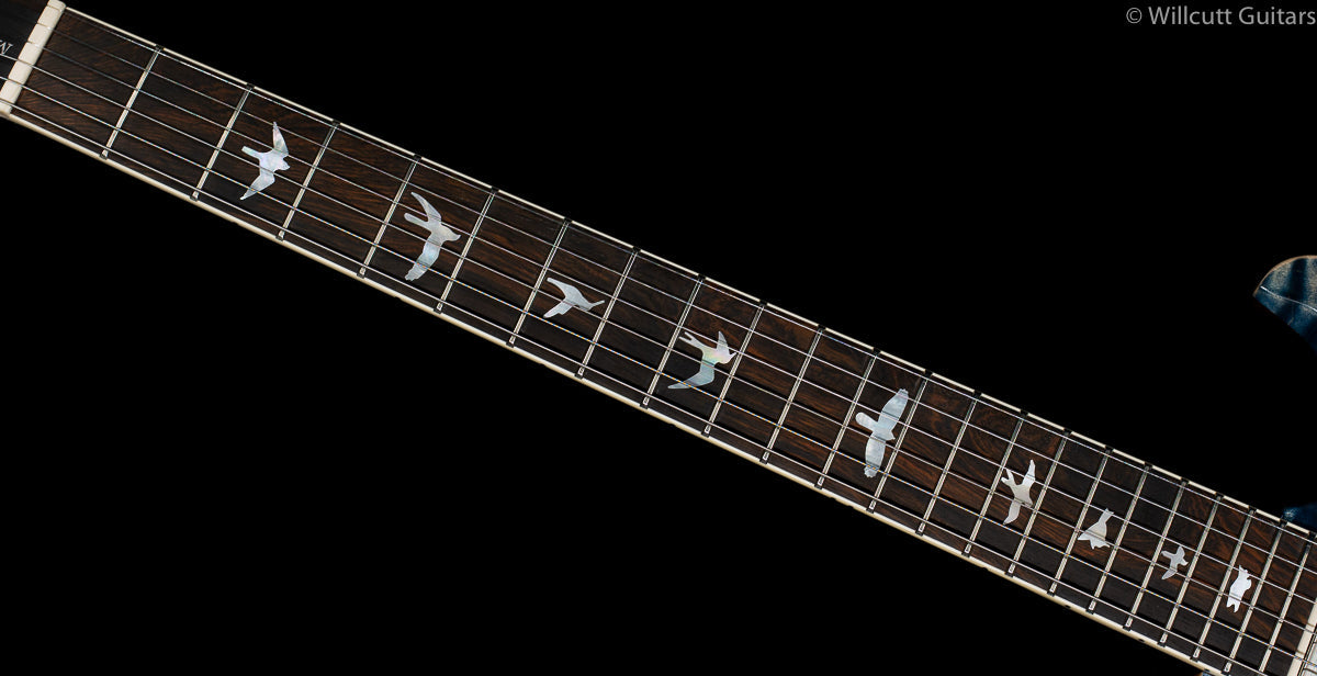 PRS McCarty 594 Wood Library Faded Whale Blue 10 Top Brazilian Rosewood
