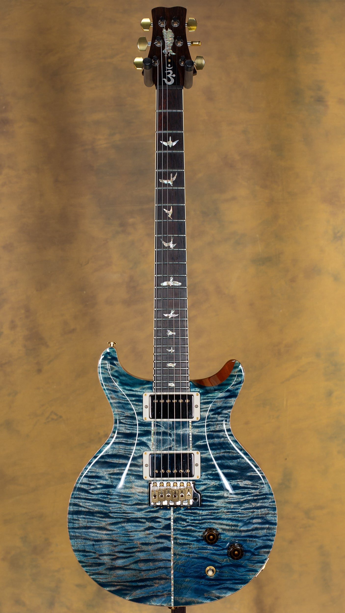 2020 PRS Wood Library Santana Retro Faded Blue Jean