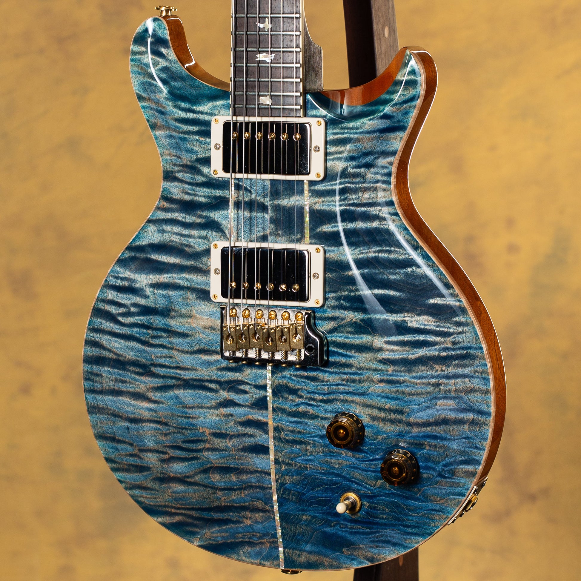 2020 PRS Wood Library Santana Retro Faded Blue Jean
