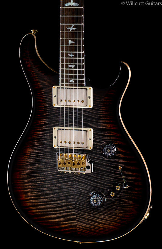 PRS Custom 24-08 Wood Library Burnt Maple Leaf Flame Maple Neck (334)