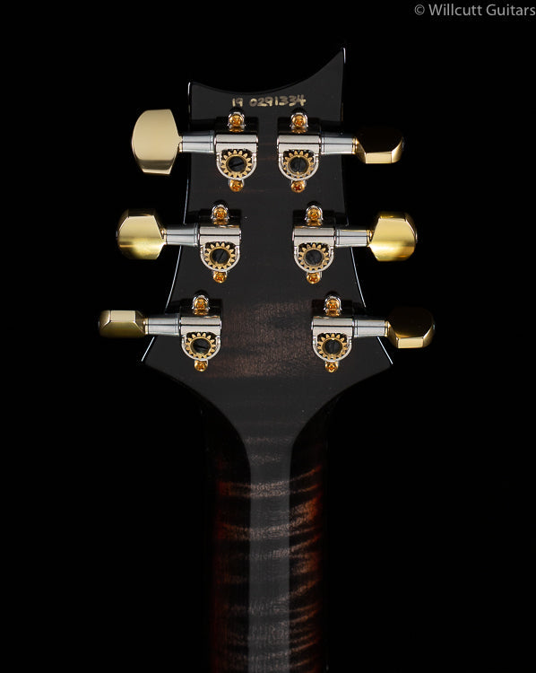 PRS Custom 24-08 Wood Library Burnt Maple Leaf Flame Maple Neck (334)