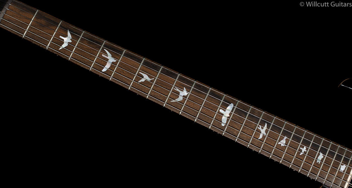 PRS Custom 24-08 Wood Library Burnt Maple Leaf Flame Maple Neck (334)