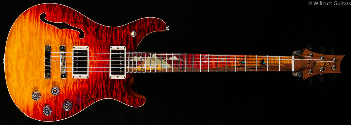 PRS Private Stock 7440 McCarty Semi-Hollow 594 Dragon's Breath Pyramid Inlay