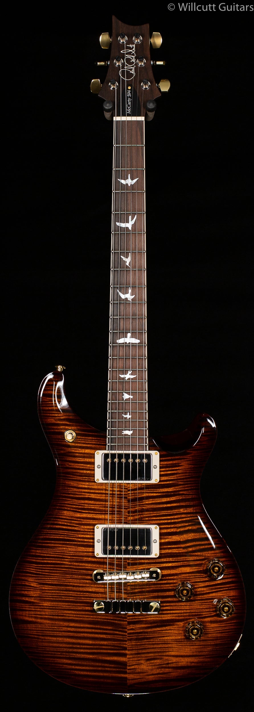 PRS Wood Library McCarty 594 Black Gold Burst Rosewood Neck