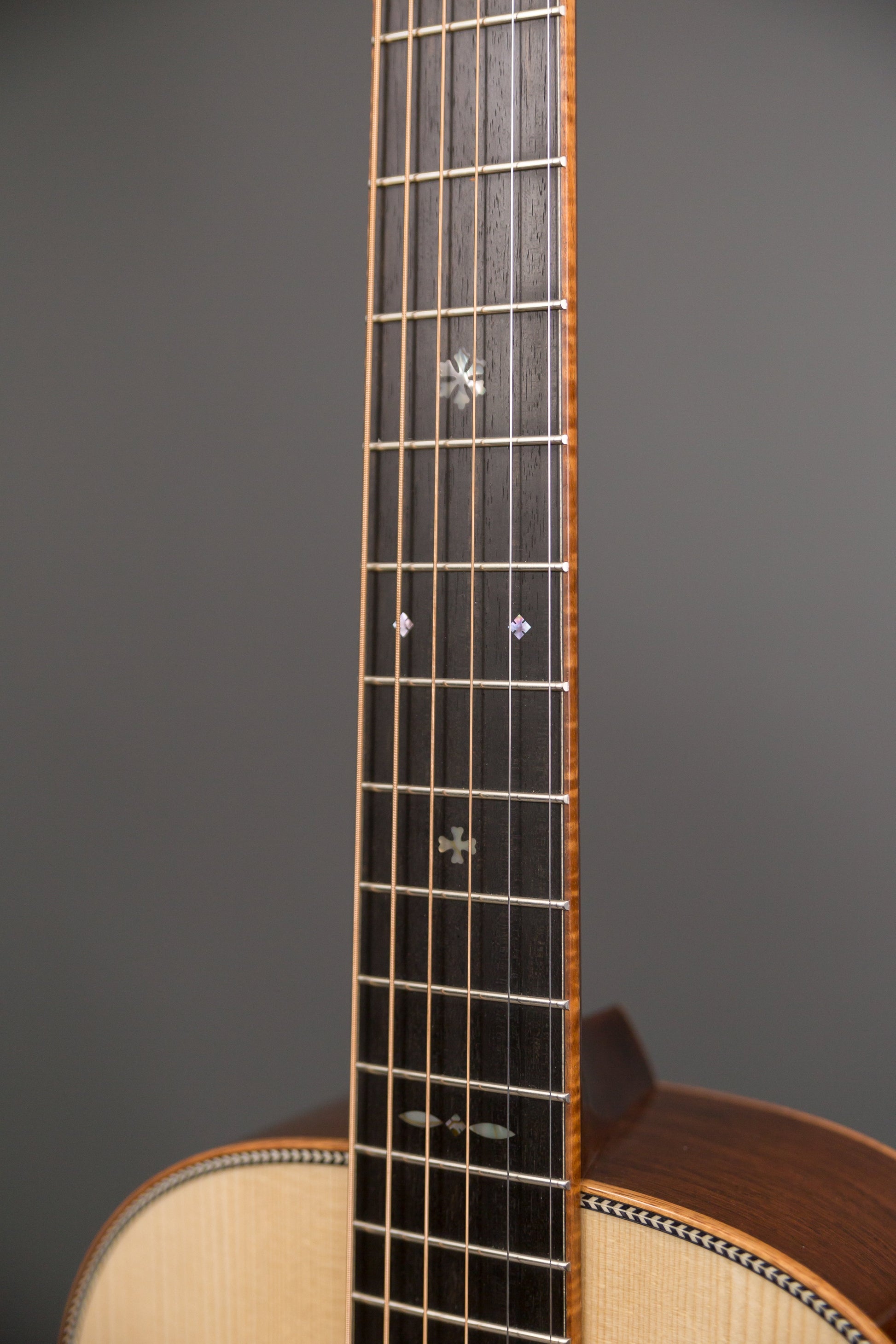 Collings Acoustic Guitars - 02HG MRG 12-Fret - Koa Binding - Torch Inlay