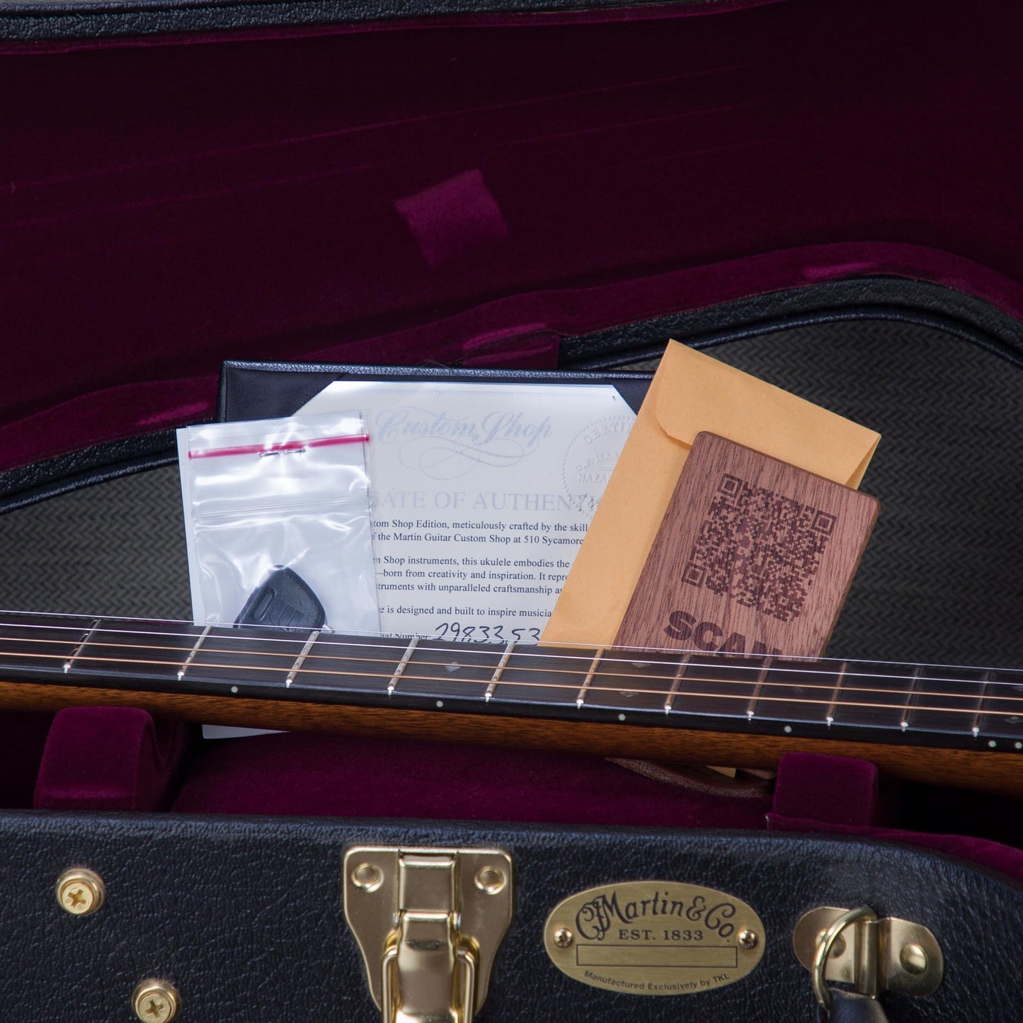 Martin Custom Shop Custom "0" Tenor Guatemalan Rosewood/Spruce 4-String Acoustic Guitar - #M2983353