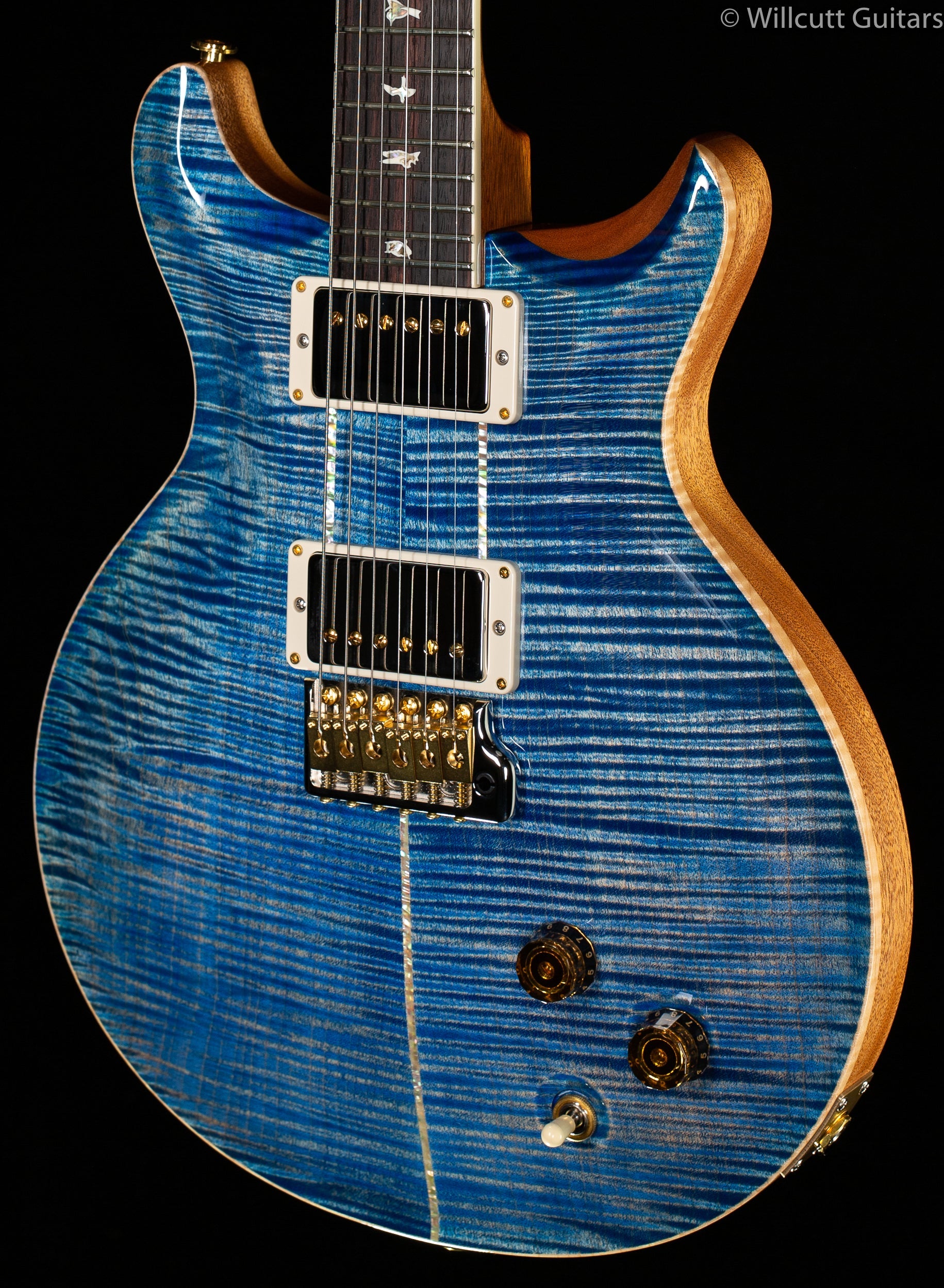 PRS Santana Retro Faded Blue Jean 10 Top