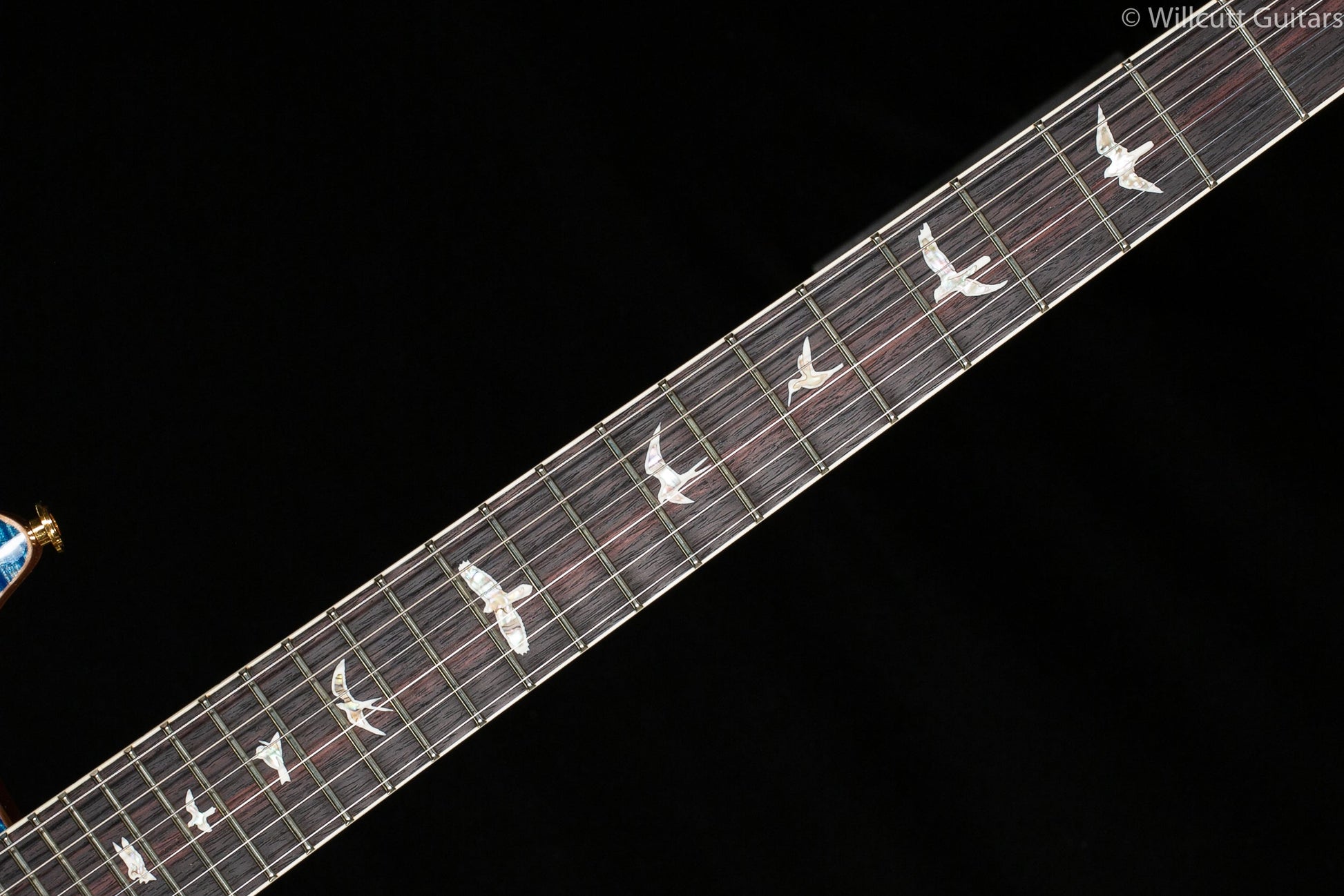 PRS Santana Retro Faded Blue Jean 10 Top