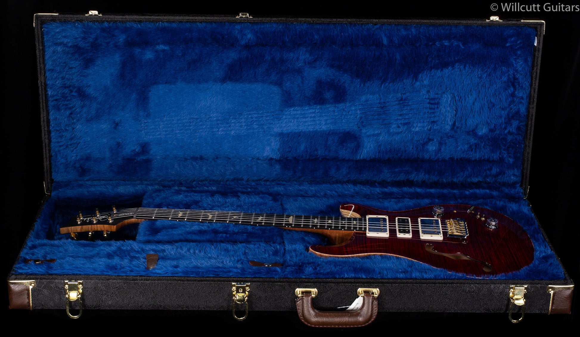 PRS Wood Library Special 22 Semi Hollow Red Tiger Torrefied Maple Neck