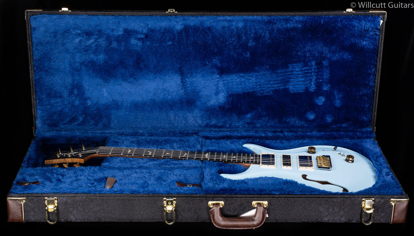 PRS Wood Library Special 22 Semi Hollow Powder Blue Torrified Maple Neck