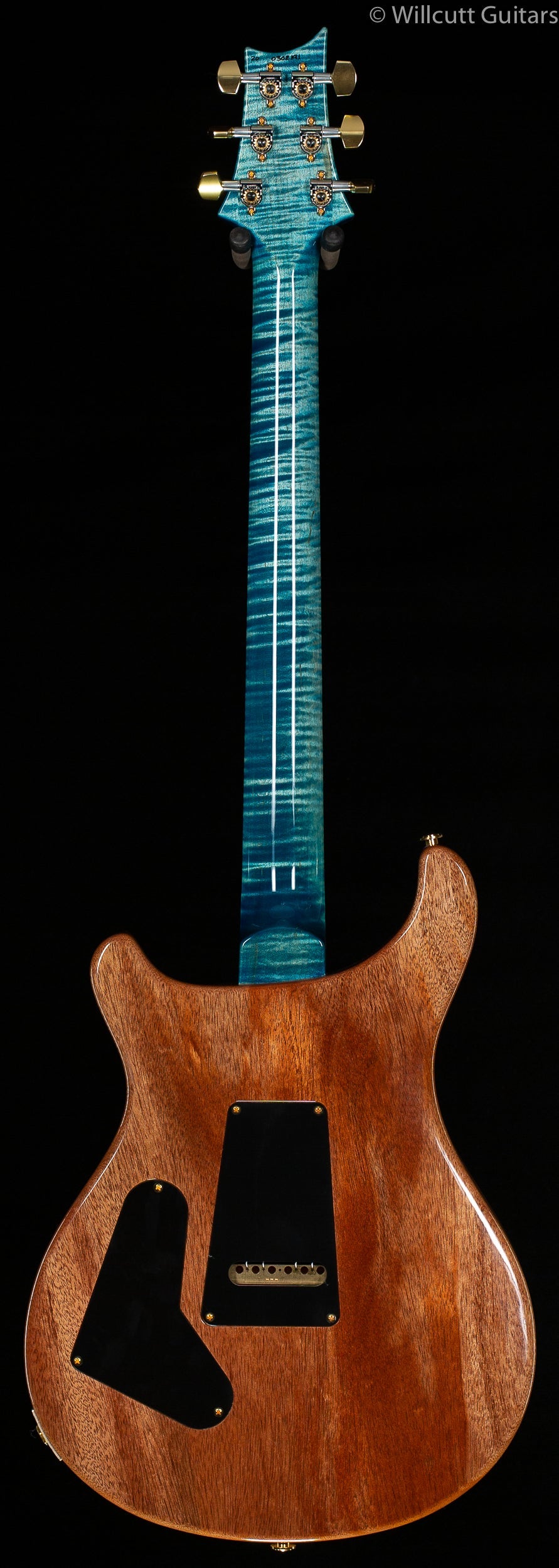PRS Wood Library Custom 24 "Fatback" Aquableux Artist Top Flamed Maple Neck