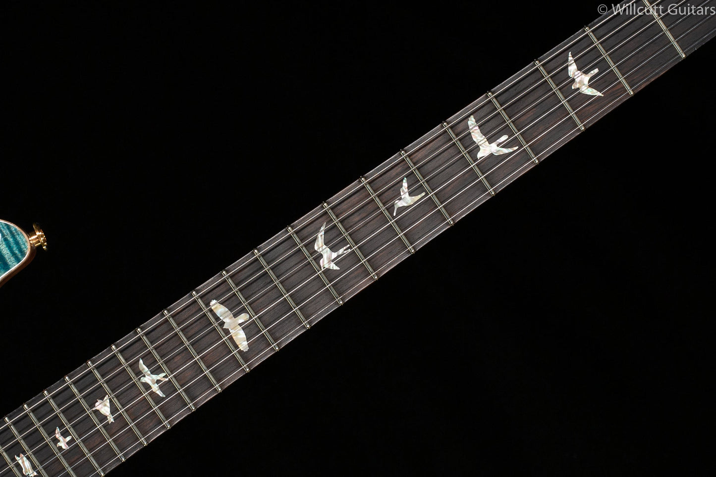 PRS Wood Library Custom 24 "Fatback" Aquableux Artist Top Flamed Maple Neck