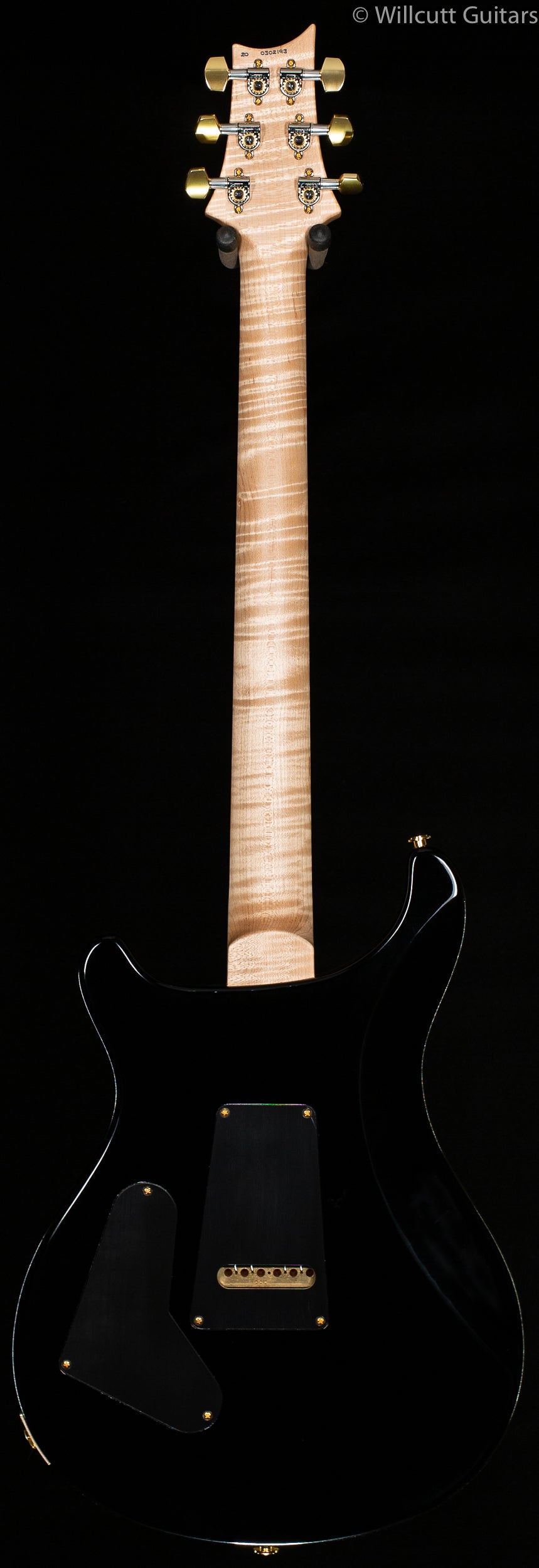 PRS Wood Library Custom 24 "Fatback" Faded Grey Black Artist Top Flamed Maple Neck