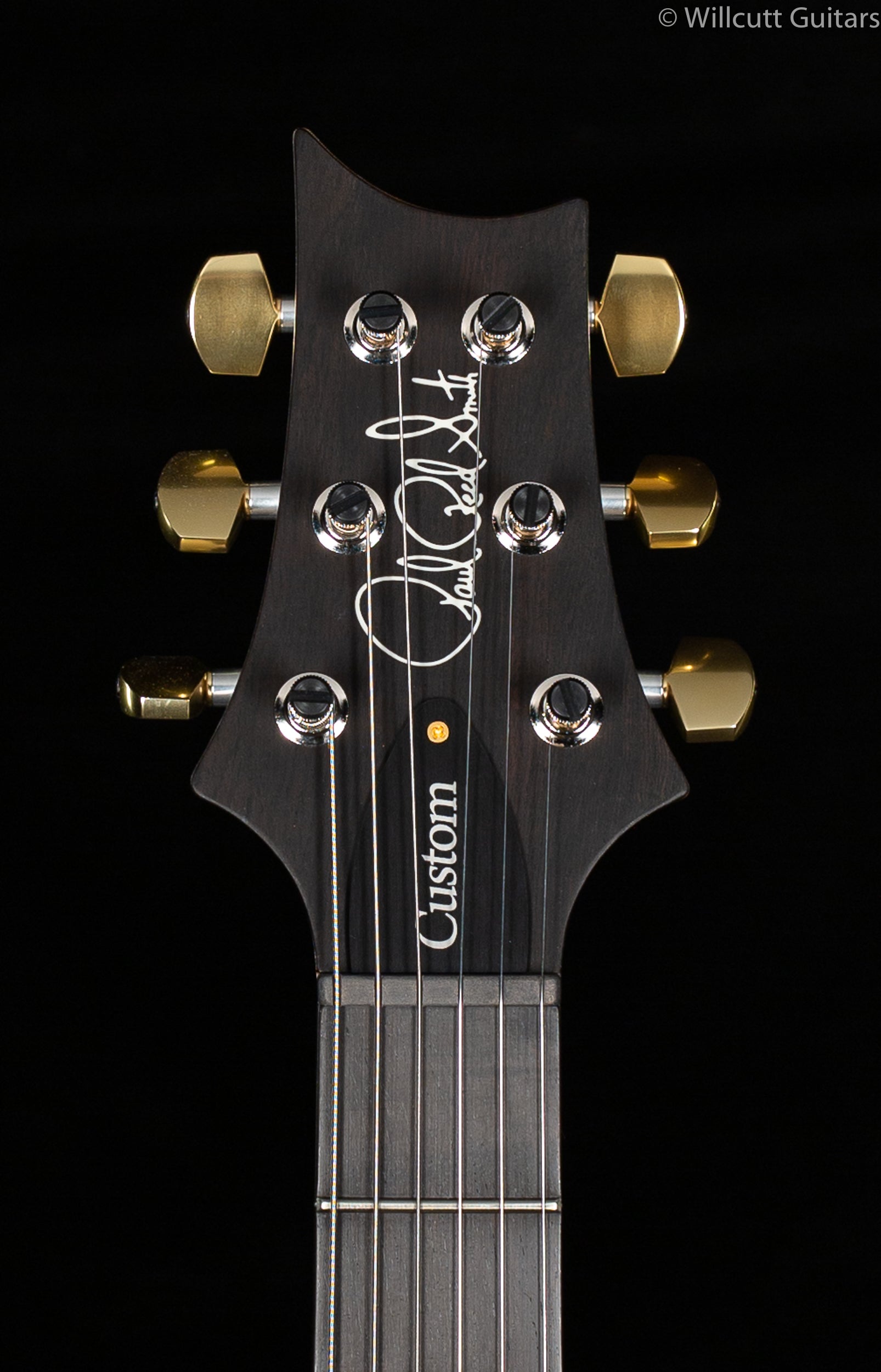 PRS Wood Library Custom 24 "Fatback" Faded Grey Black Artist Top Flamed Maple Neck