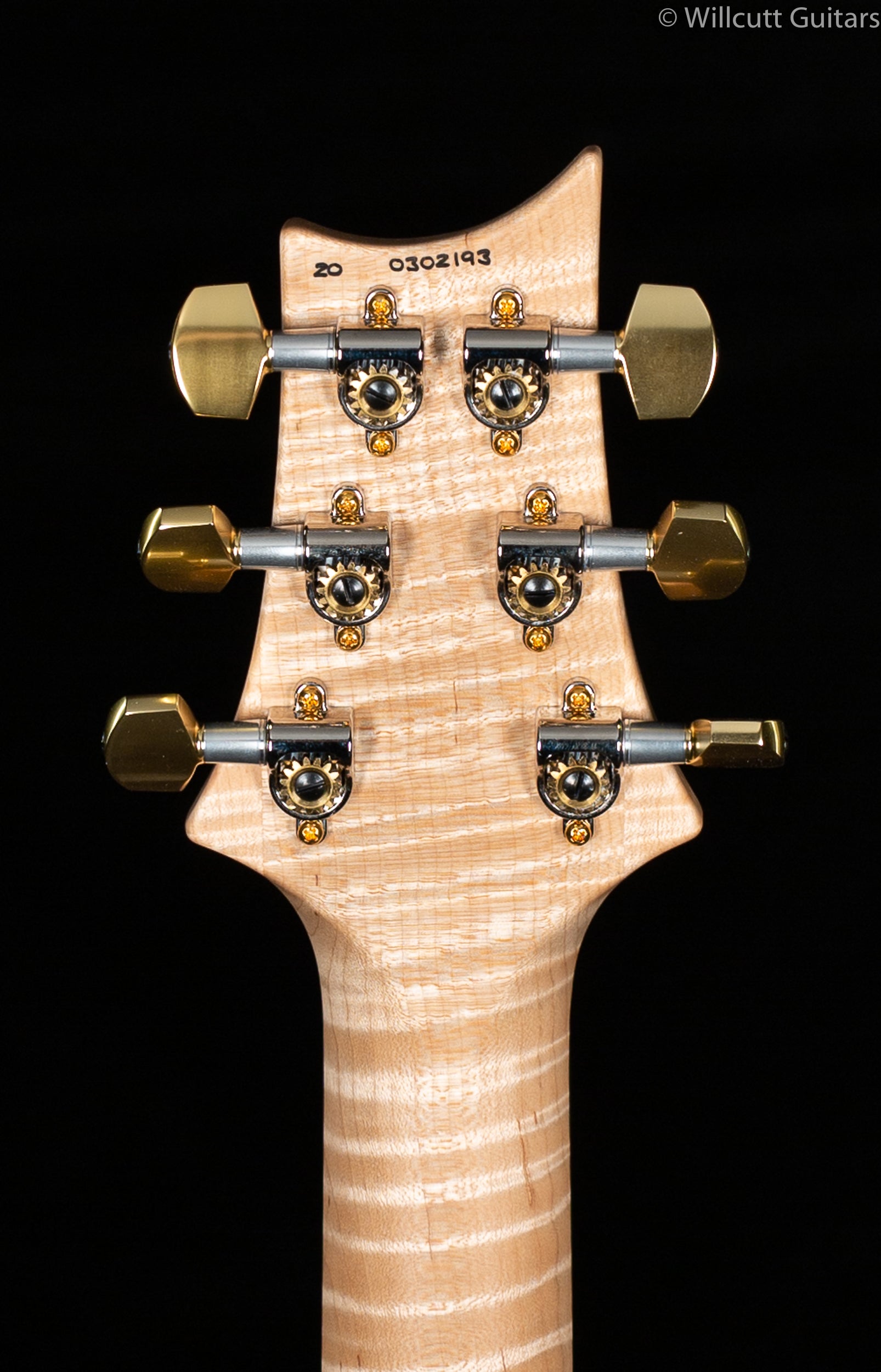PRS Wood Library Custom 24 "Fatback" Faded Grey Black Artist Top Flamed Maple Neck