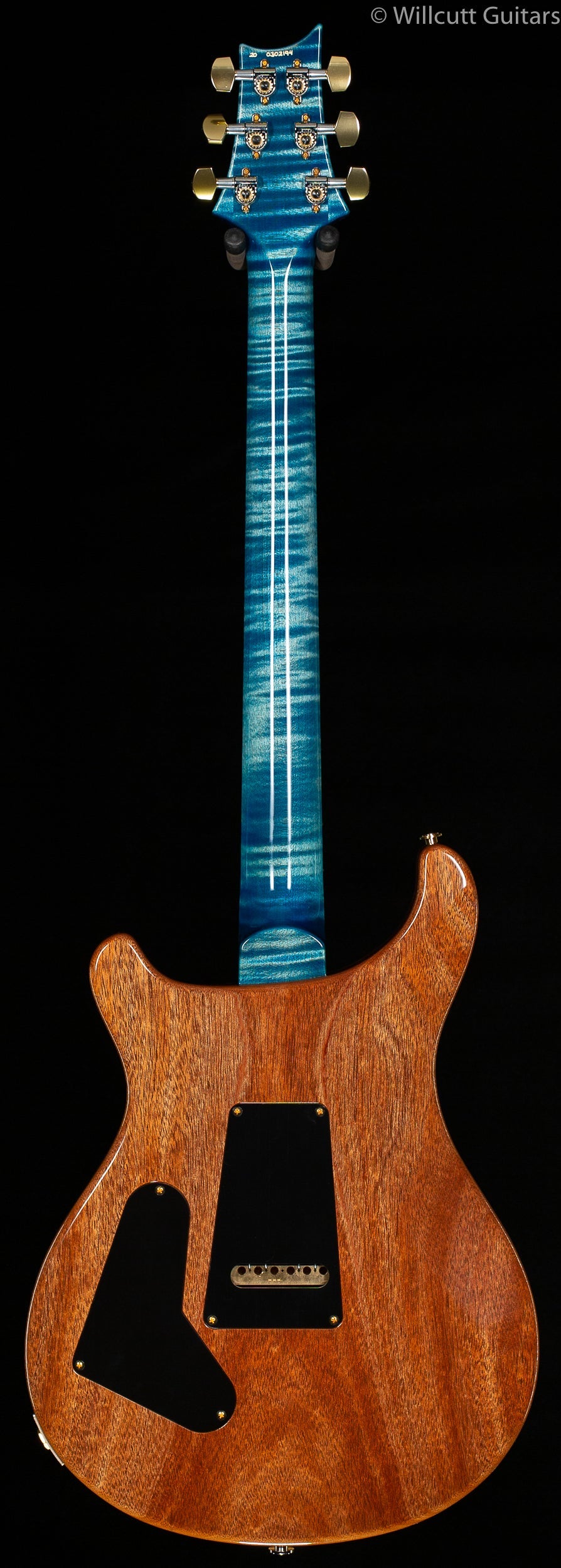 PRS Wood Library Custom 24 "Fatback" Aquableux Artist Top Flamed Maple Neck
