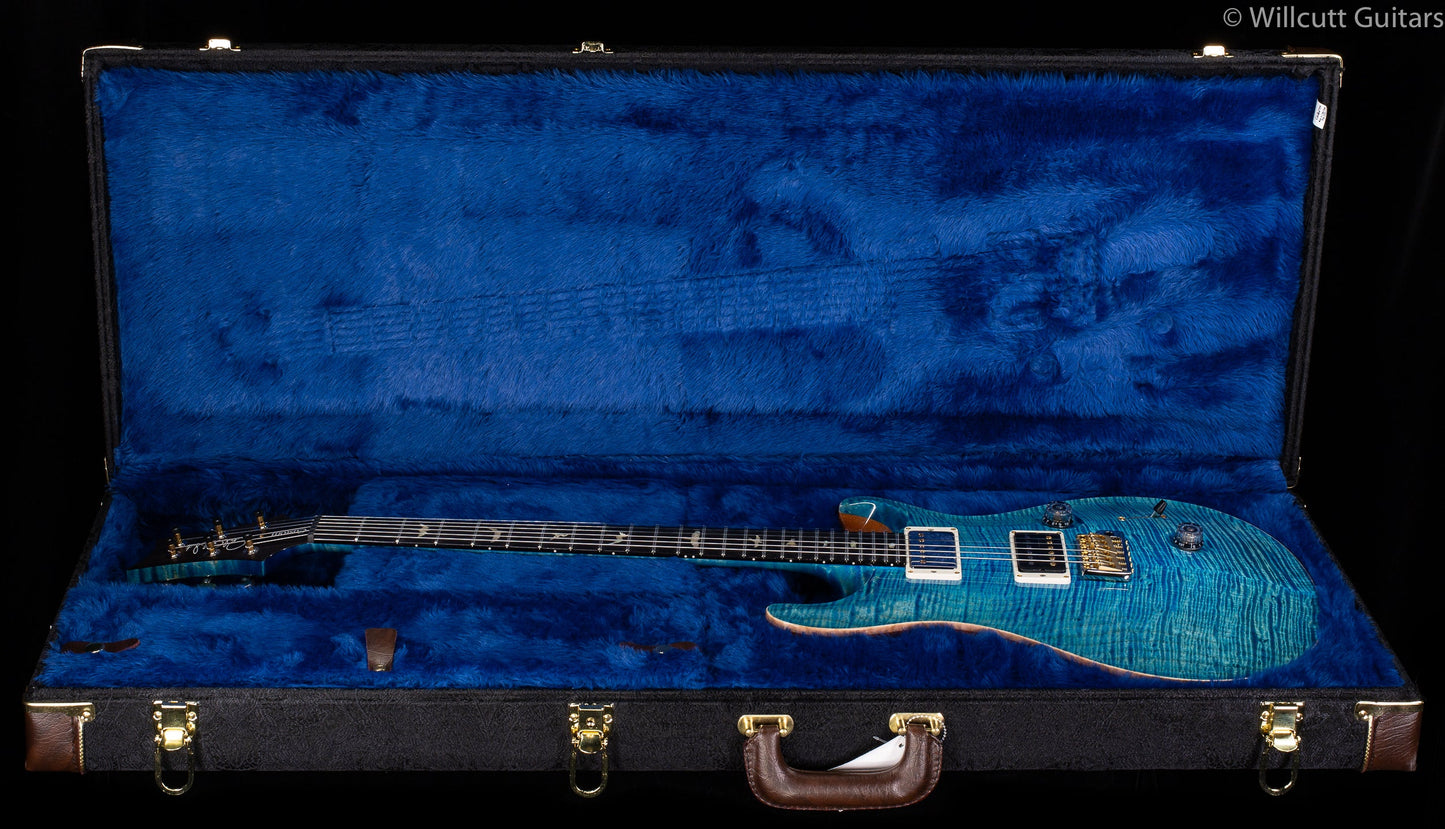 PRS Wood Library Custom 24 "Fatback" Aquableux Artist Top Flamed Maple Neck