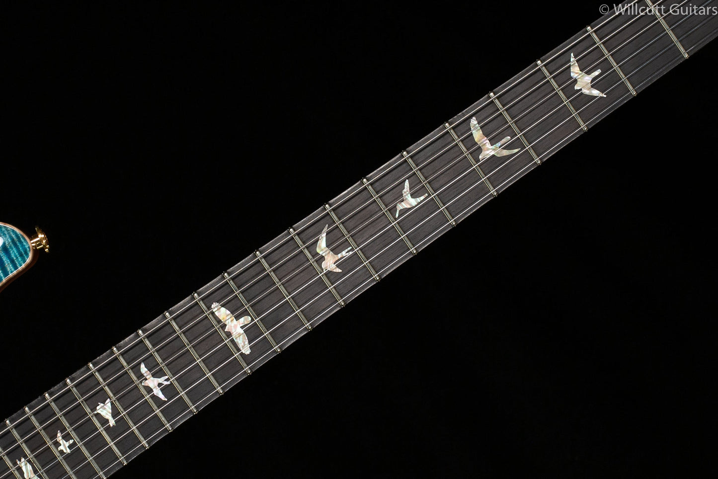 PRS Wood Library Custom 24 "Fatback" Aquableux Artist Top Flamed Maple Neck