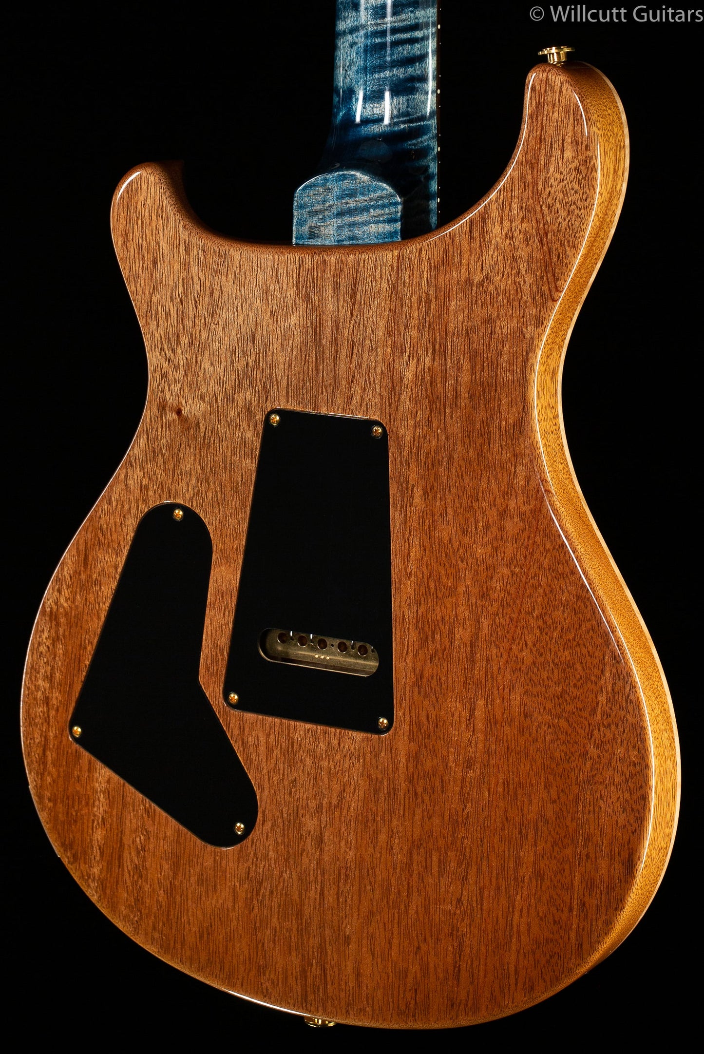 PRS Wood Library Custom 24 "Fatback" Faded Whale Blue Artist Top Flamed Maple Neck