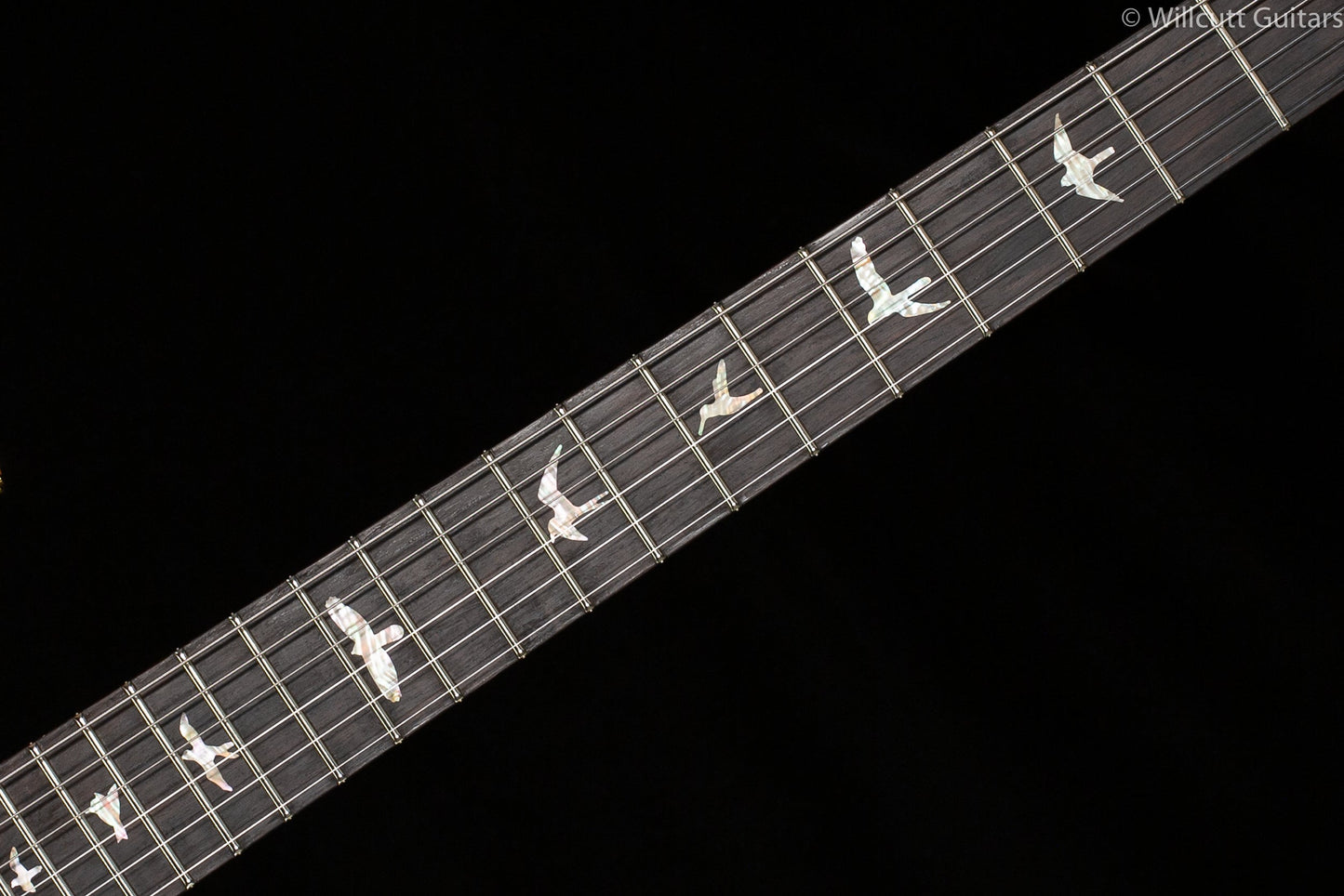 PRS Wood Library Custom 24 "Fatback" Faded Whale Blue Artist Top Flamed Maple Neck