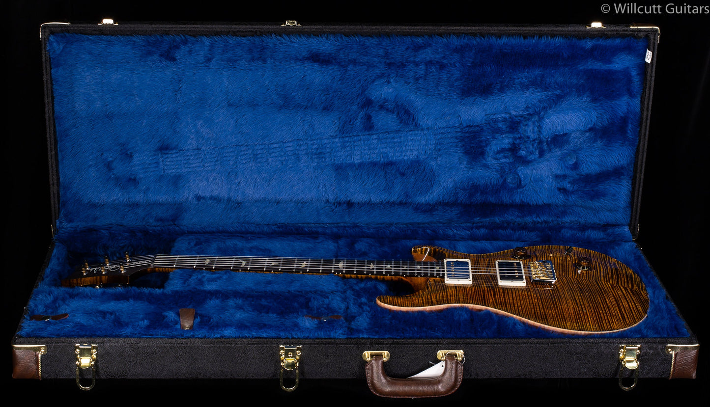 PRS Wood Library Custom 24 "Fatback" Yellow Tiger Artist Top Flamed Maple Neck