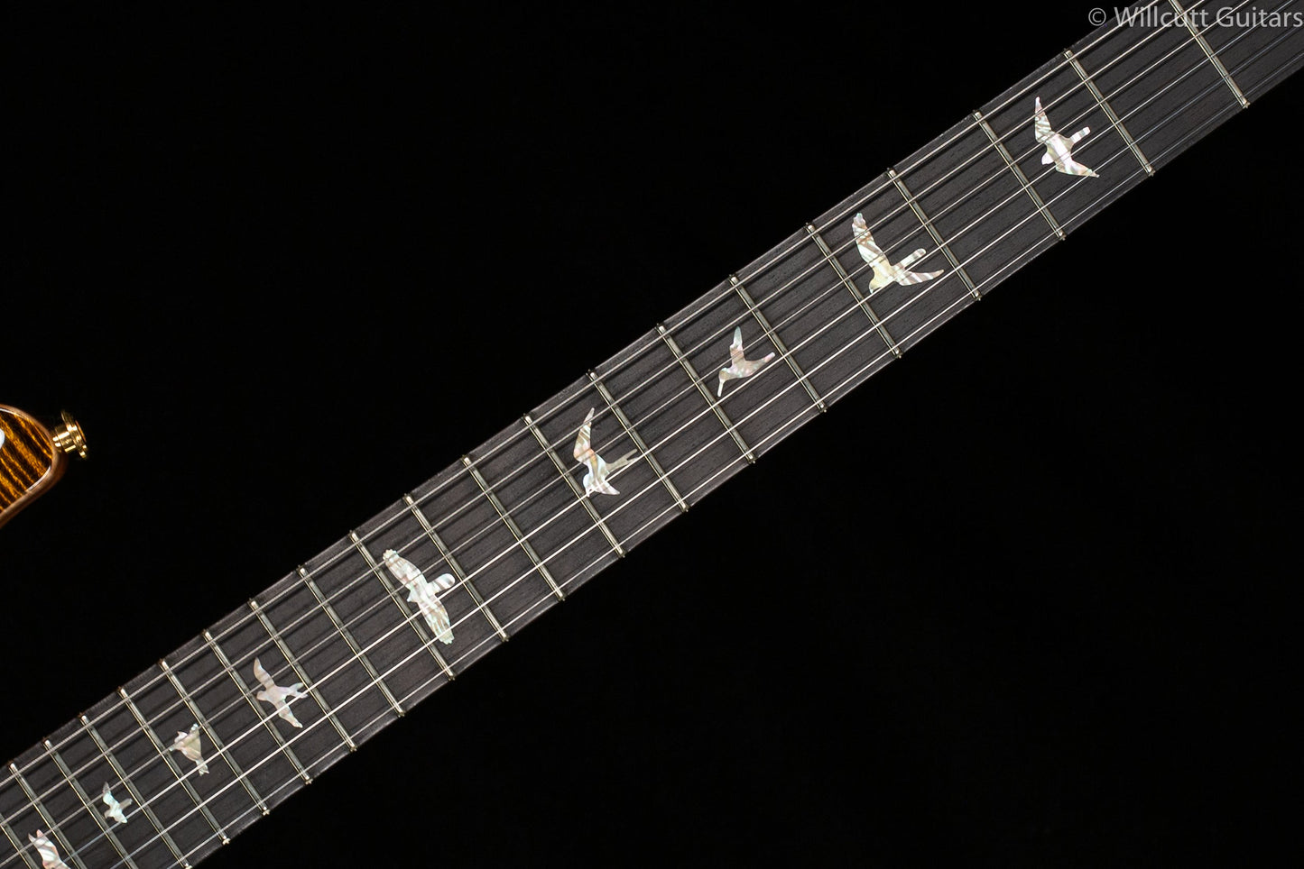 PRS Wood Library Custom 24 "Fatback" Yellow Tiger Artist Top Flamed Maple Neck