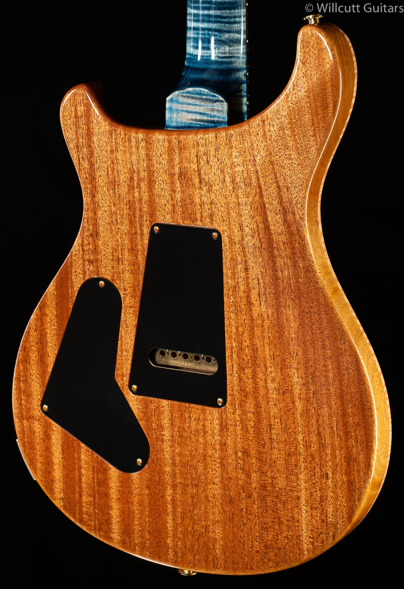 PRS Wood Library Custom 24 "Fatback" Faded Whale Blue Artist Top Flamed Maple Neck