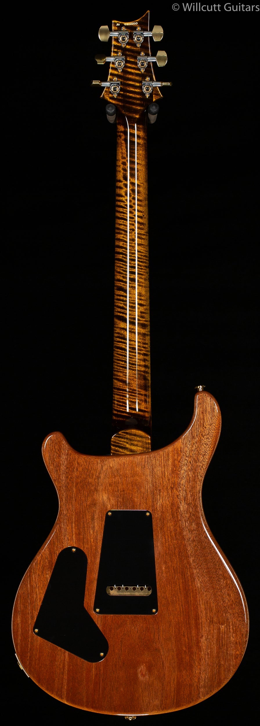 PRS Wood Library Custom 24 "Fatback" Yellow Tiger Artist Top Flamed Maple Neck
