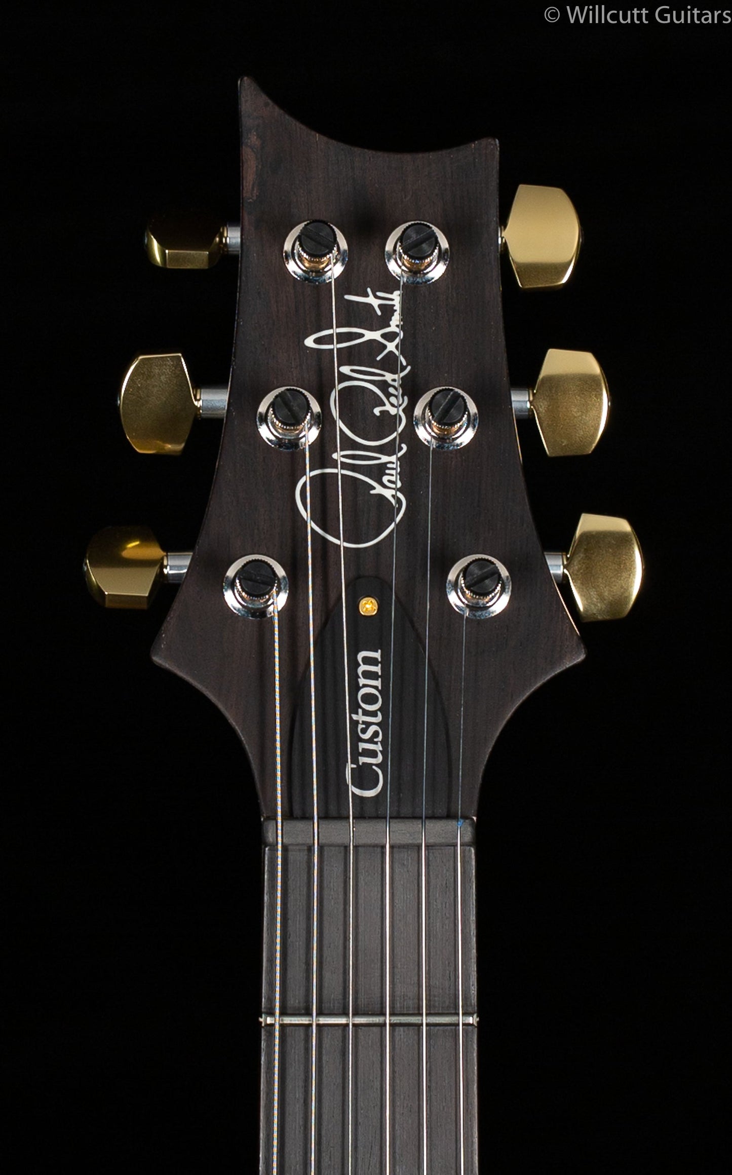 PRS Wood Library Custom 24 "Fatback" Faded Grey Black Artist Top Flamed Maple Neck