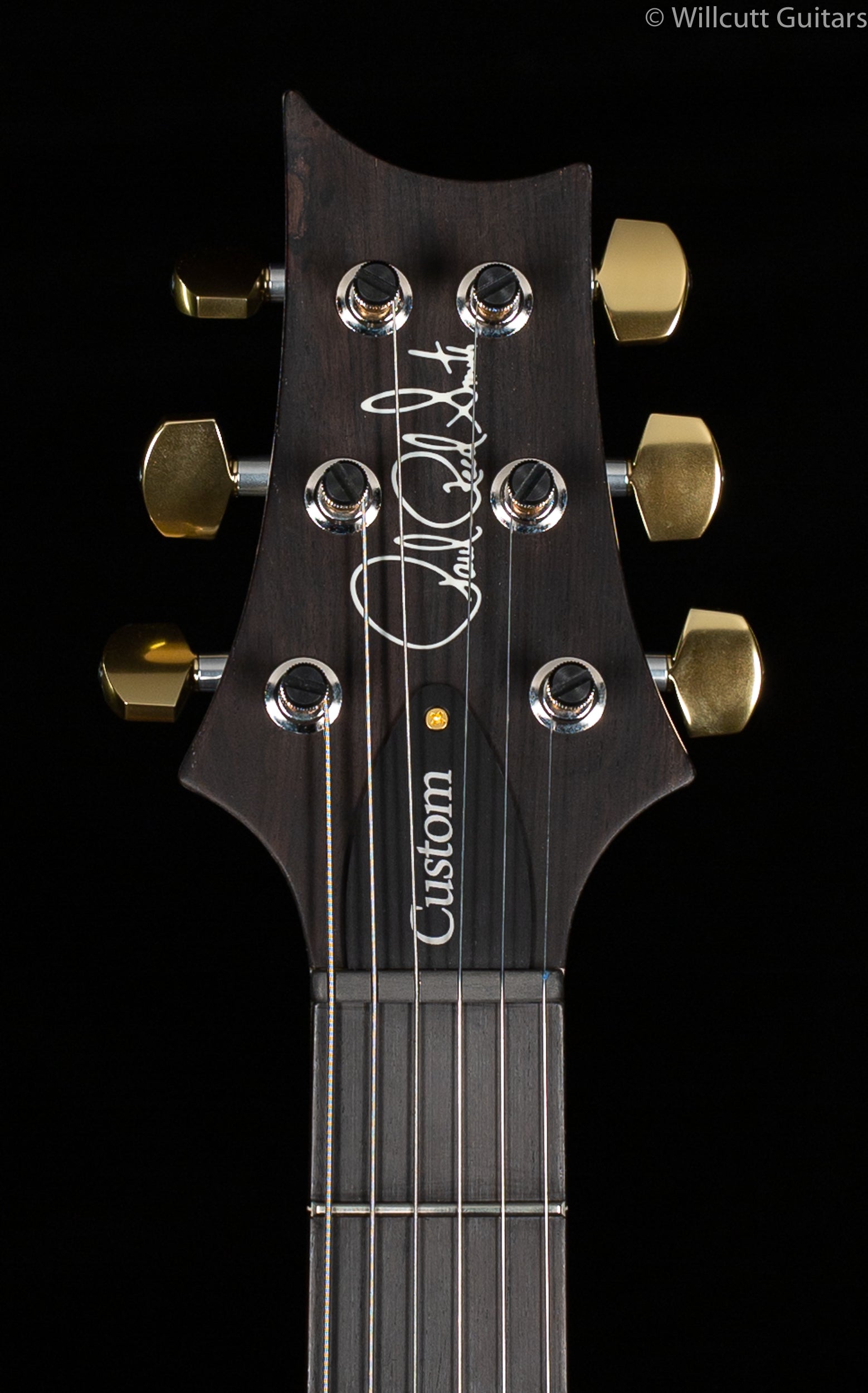 PRS Wood Library Custom 24 "Fatback" Faded Grey Black Artist Top Flamed Maple Neck