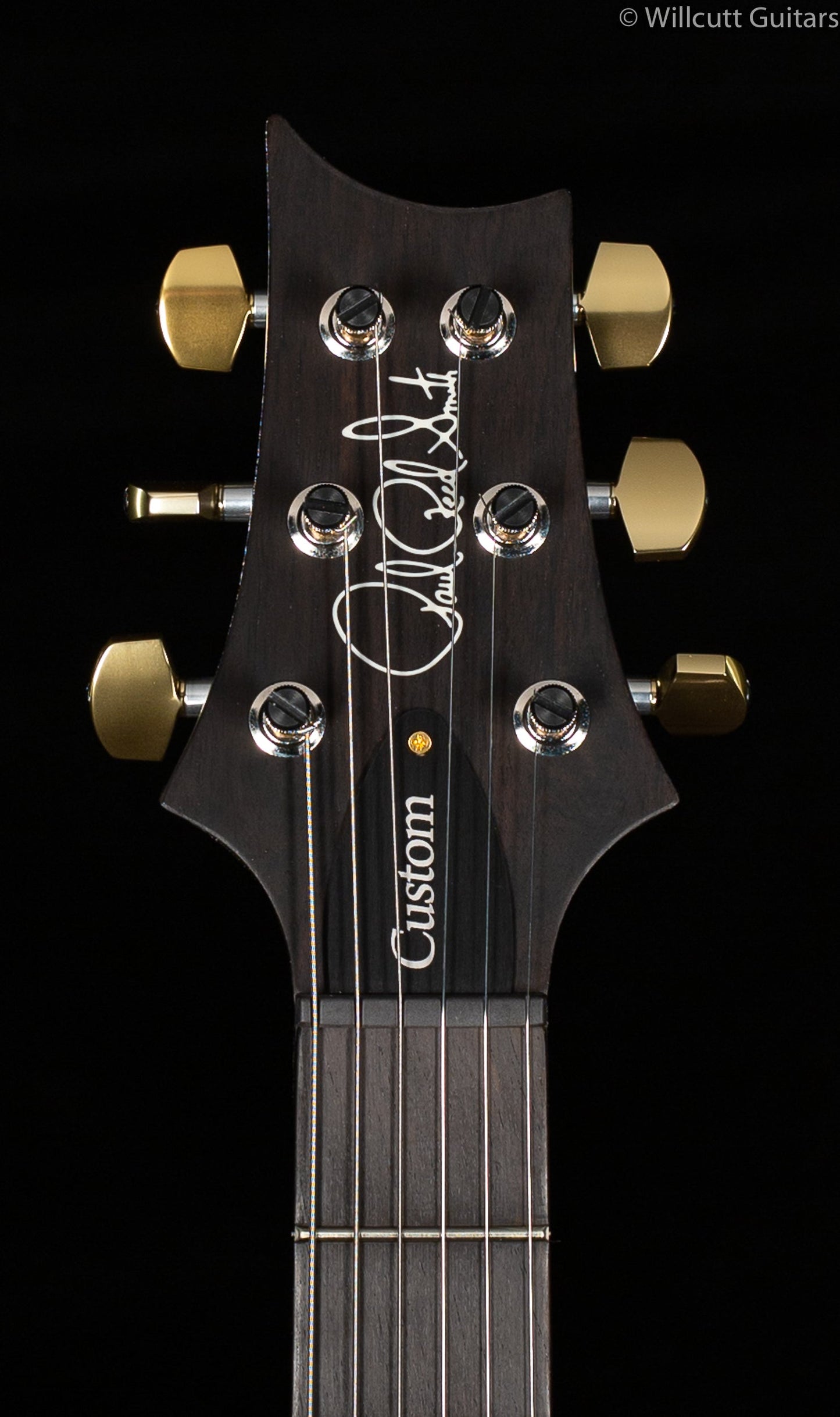 PRS Wood Library Custom 24 "Fatback" Faded Blue Purbleburst Artist Top Flamed Maple Neck