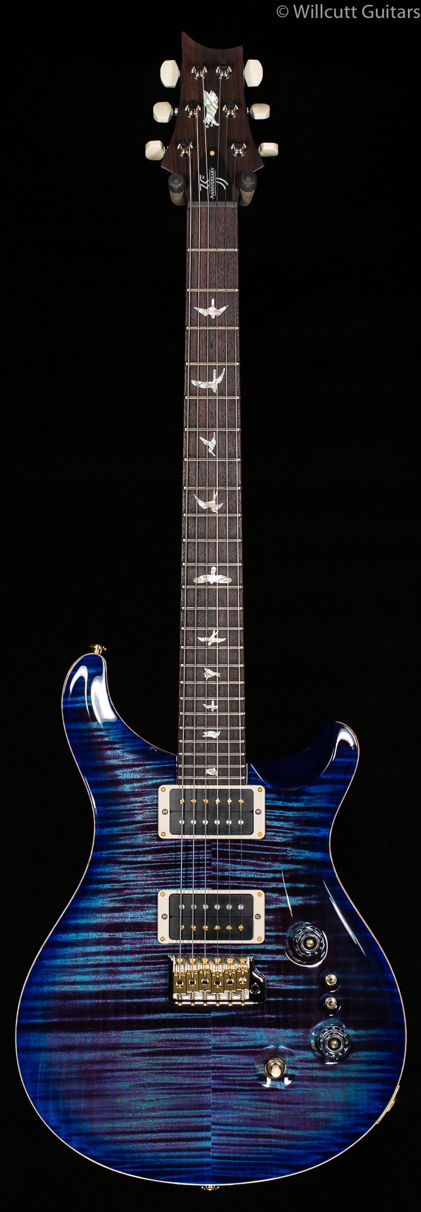 PRS 35th Anniversary Custom 24 Violet Blue Burst 10 Top
