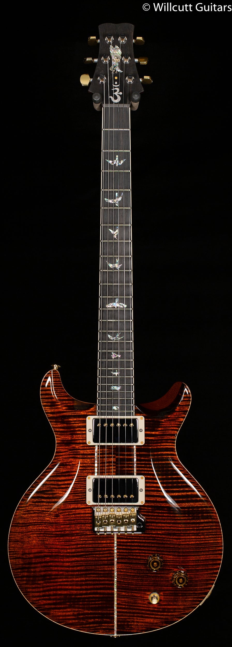 PRS Santana Retro Orange Tiger Artist Package