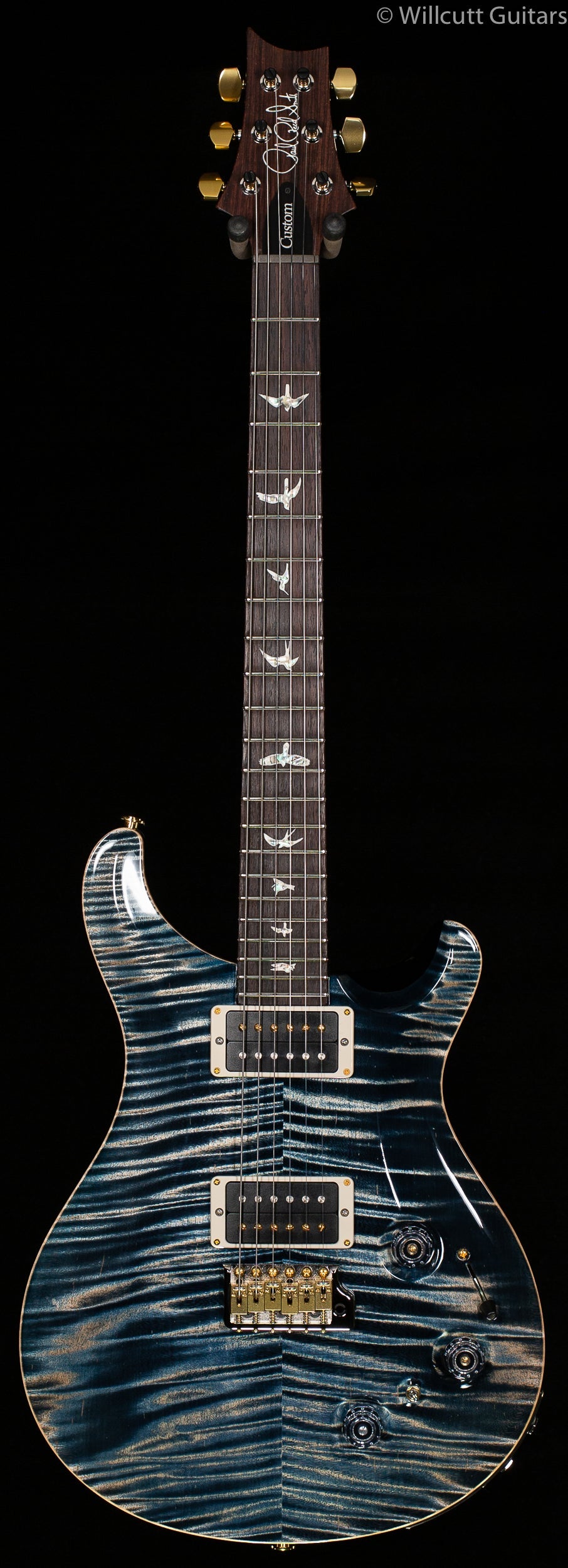 PRS Custom 22 Piezo Trem Faded Whale Blue 10 Top