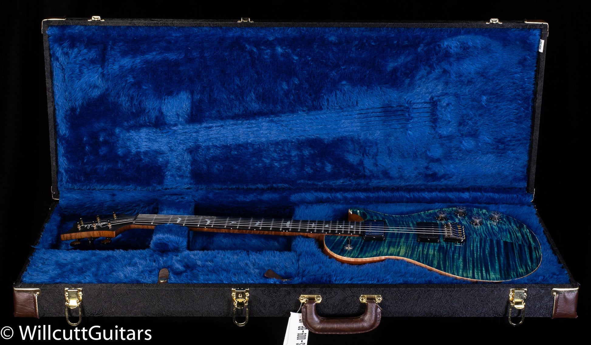PRS Tremonti Wood Library Edition River Blue Roasted Maple 10 Top