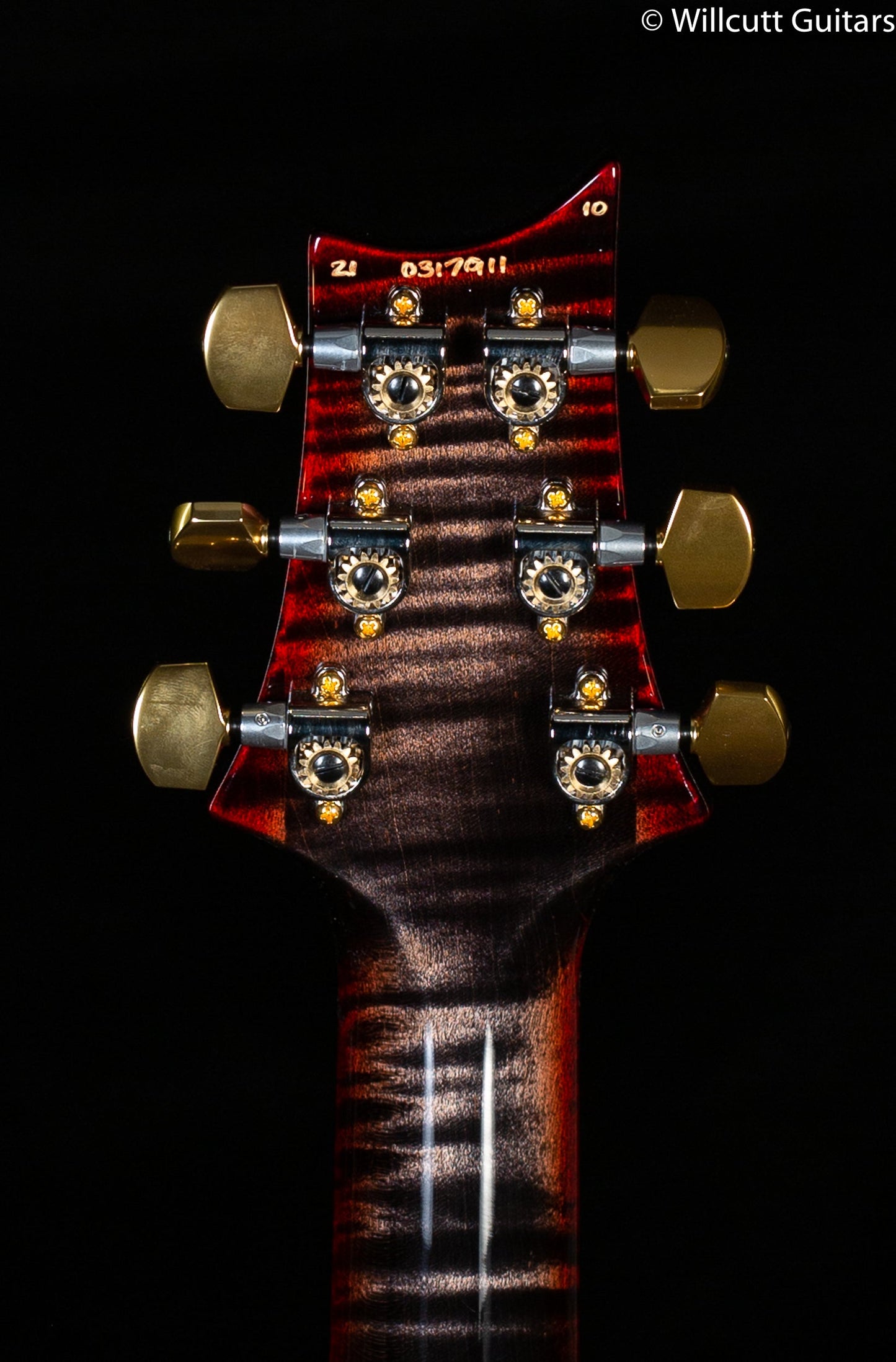 PRS Hollowbody II Piezo Wood Library Edition Charcoal Cherry Wrapburst