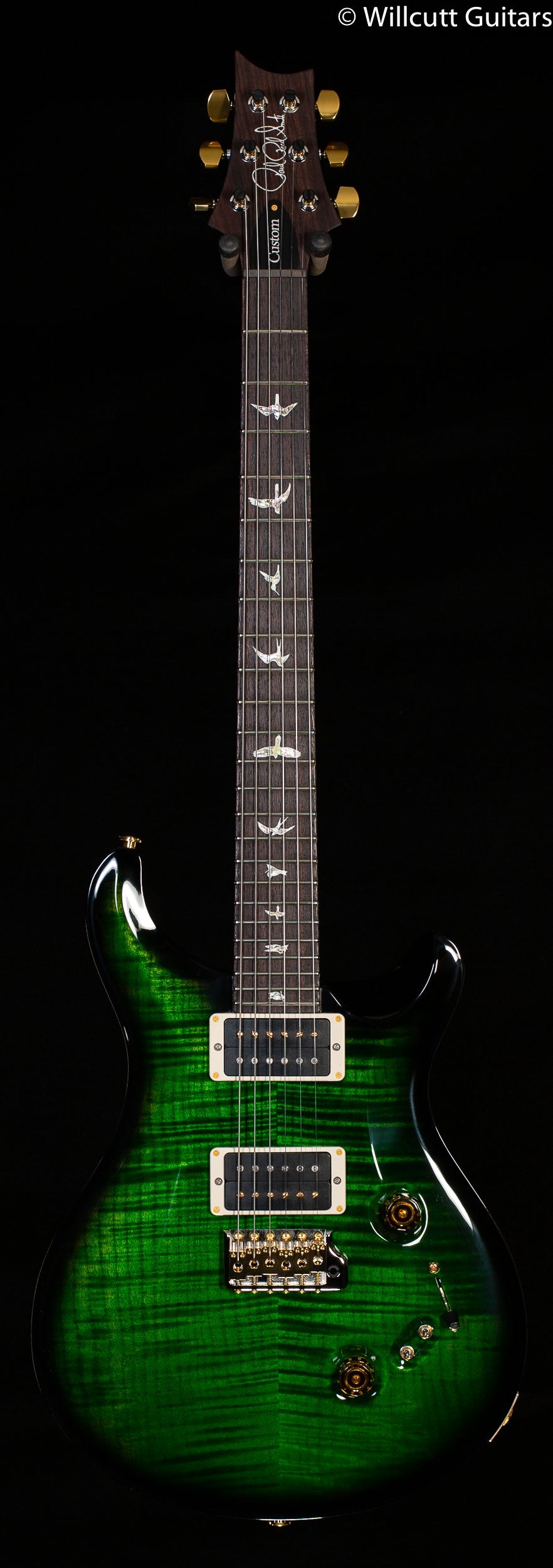 PRS Custom 24-08 Emerald Smokeburst 10 Top
