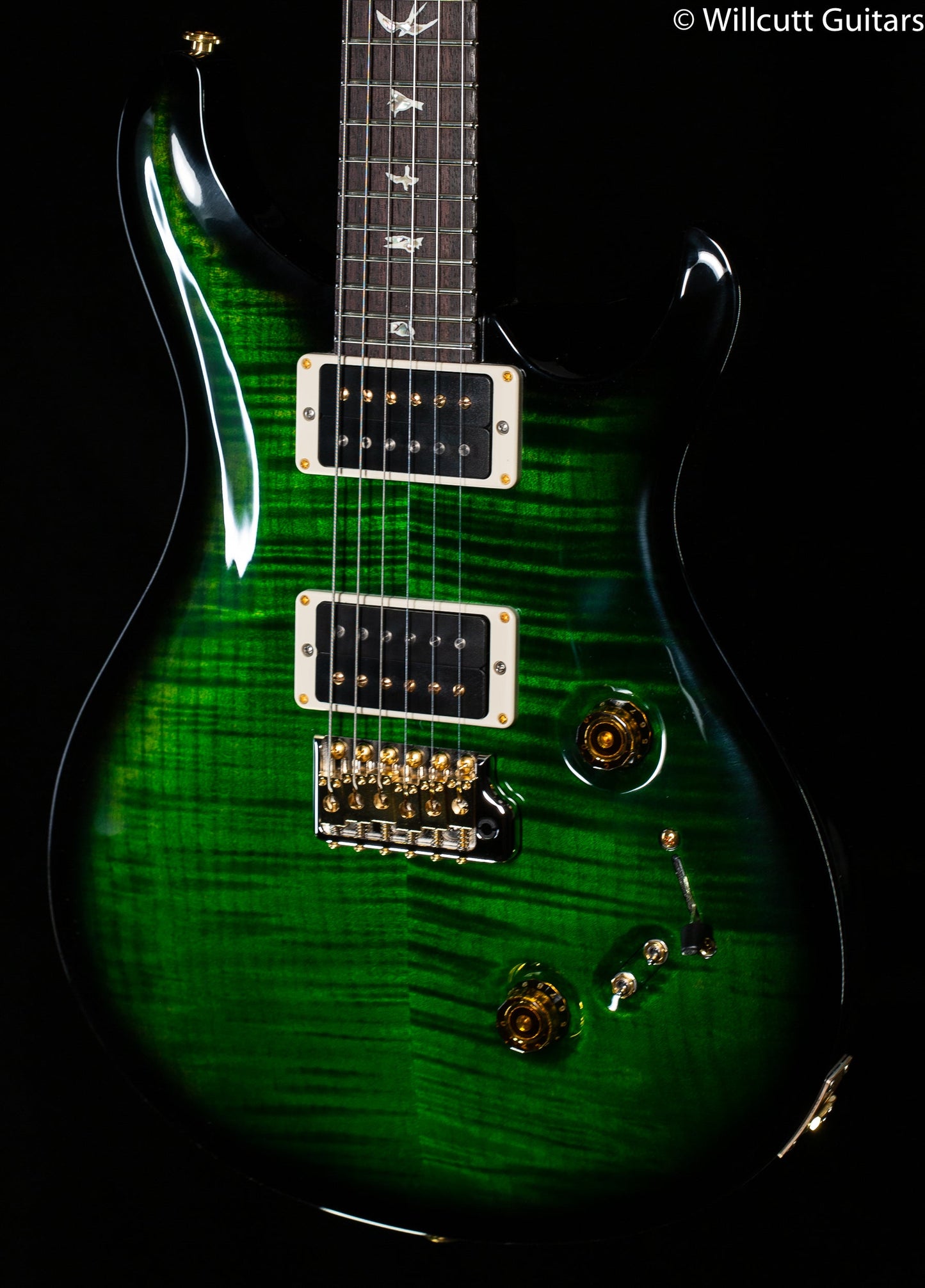 PRS Custom 24-08 Emerald Smokeburst 10 Top
